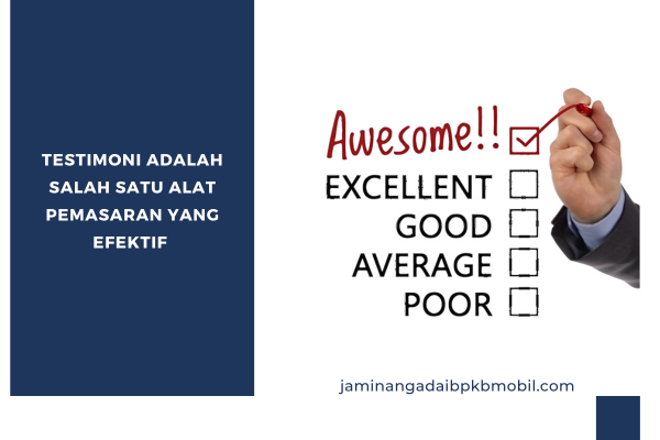 testimoni adalah